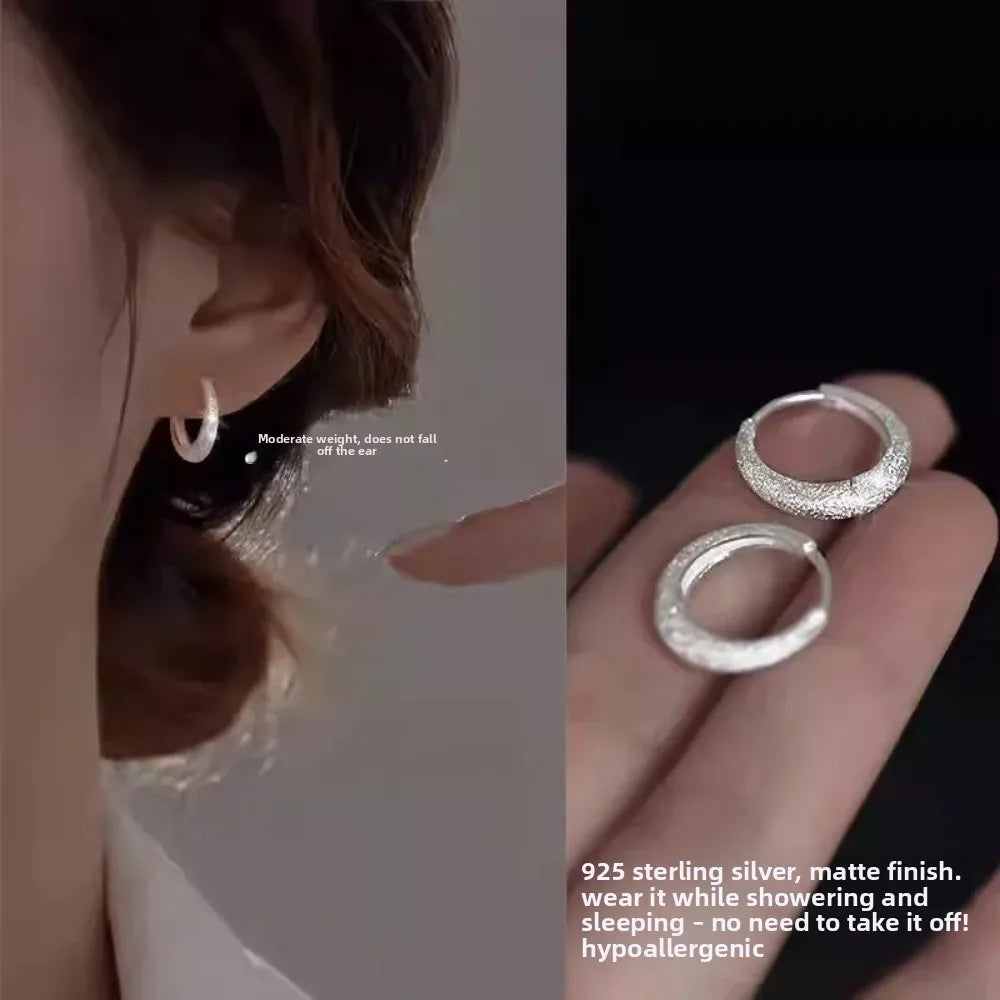 Boucles d'Oreilles Argent 925 Anti-Allergie