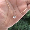 Collier Pendentif Zircon Cristal