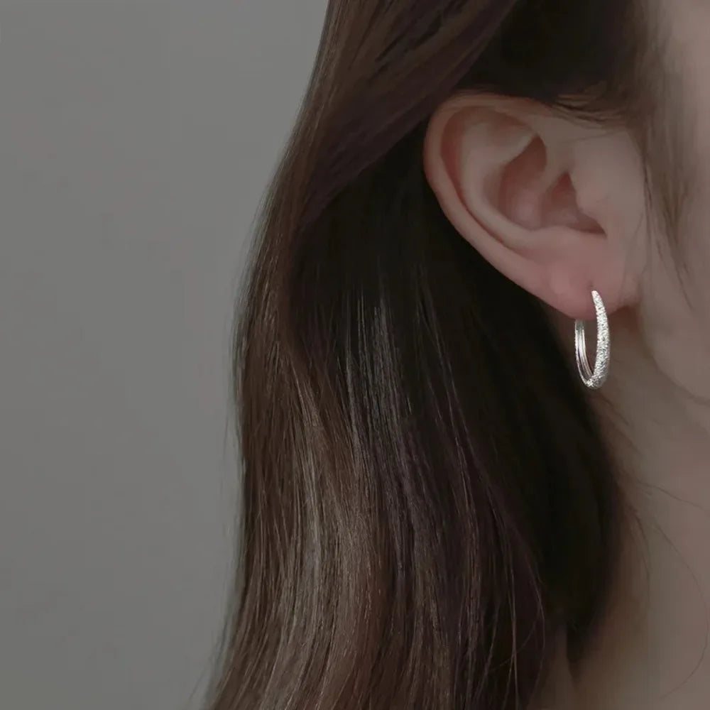 Boucles d'Oreilles Argent 925 Anti-Allergie