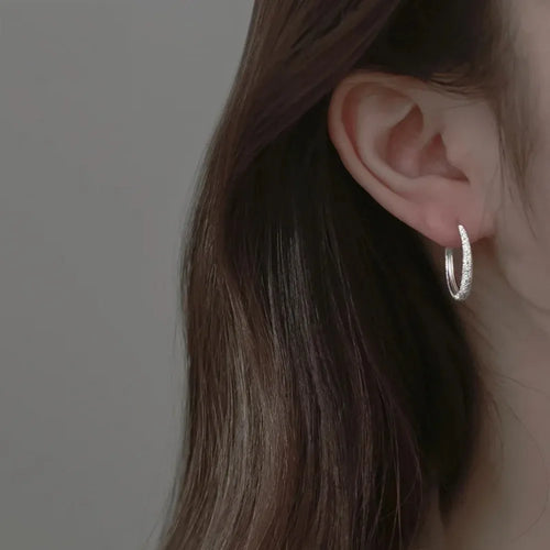 Boucles d'Oreilles Argent 925 Anti-Allergie