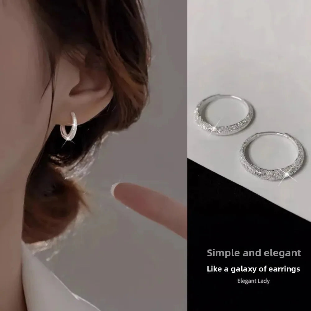 Boucles d'Oreilles Argent 925 Anti-Allergie