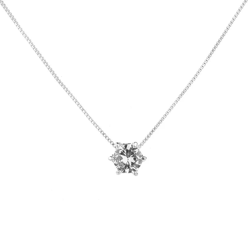 Collier Pendentif Zircon Cristal