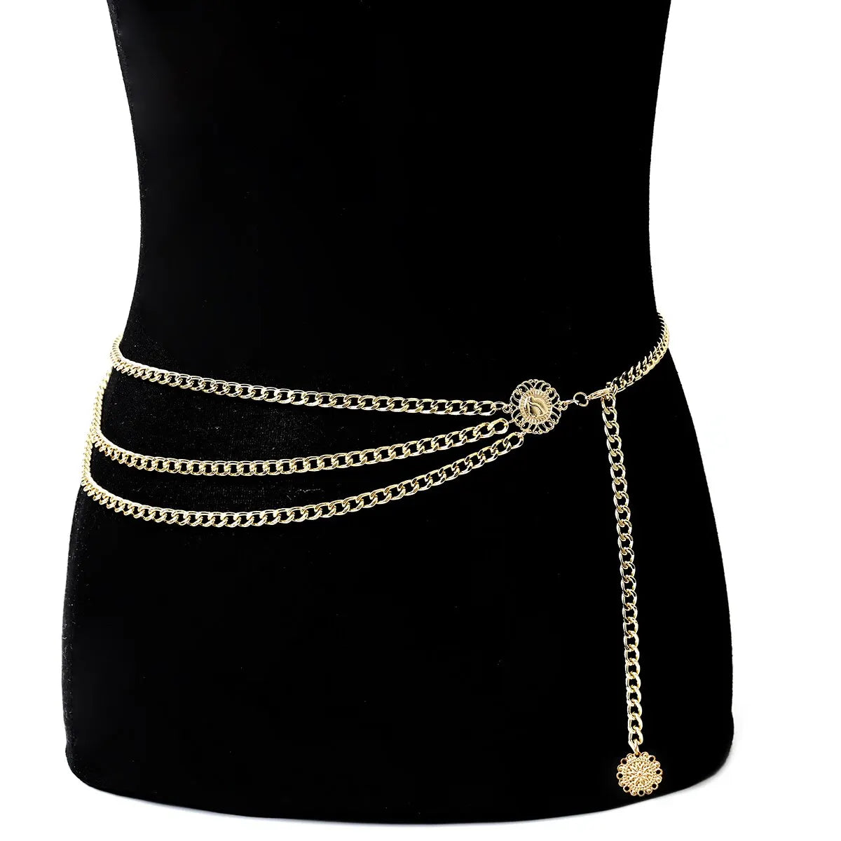 Ceinture Bijou Corps Tournesol Dorée Bohème