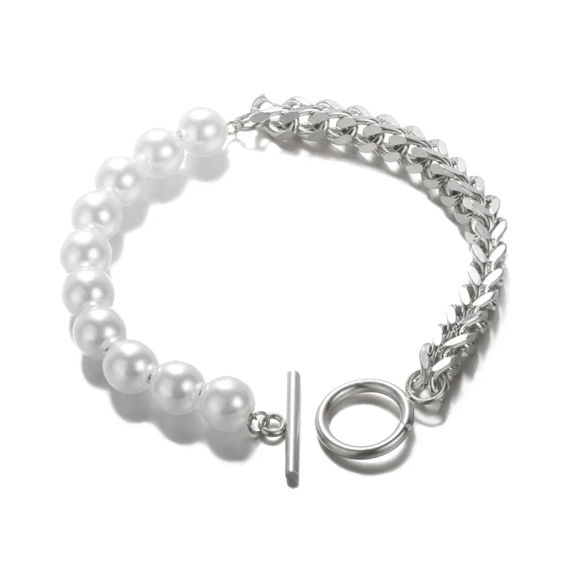 Bracelet Fleurs Zircon Doré Acier Inoxydable
