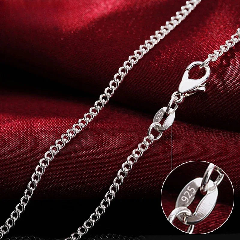 Chaîne Collier Argent 925 Longueur Ajustable