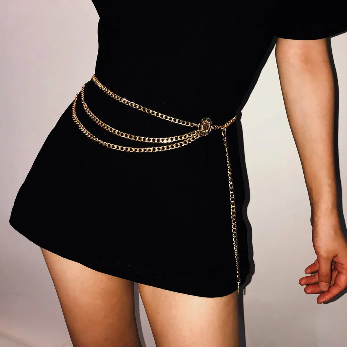 Ceinture Bijou Corps Tournesol Dorée Bohème